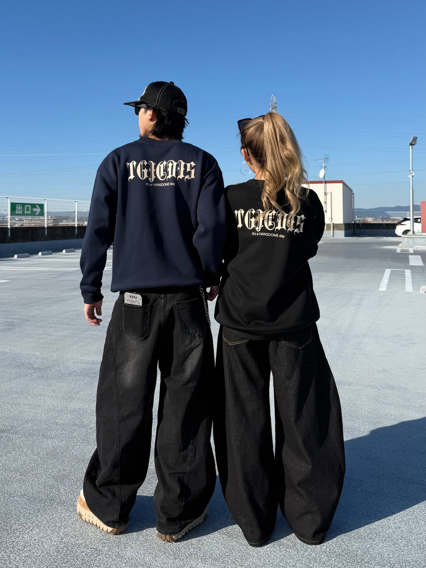 ユニセックスロゴスウェット DPB73563