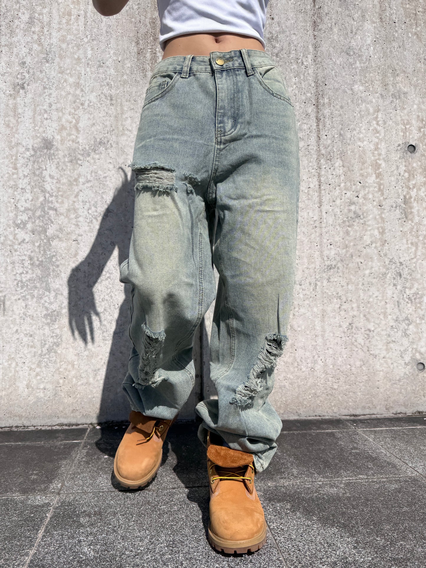 ダメージデニムパンツ DPB42346