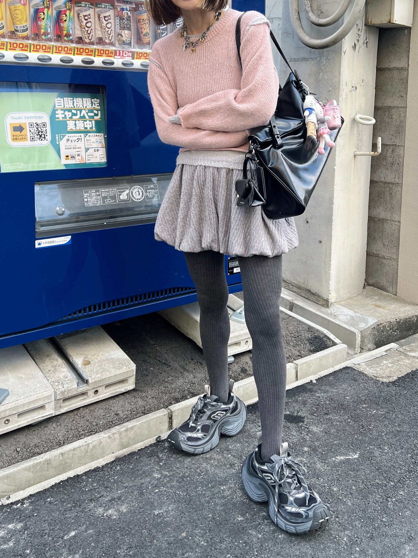 クルーネックレイヤードニット DPB79251