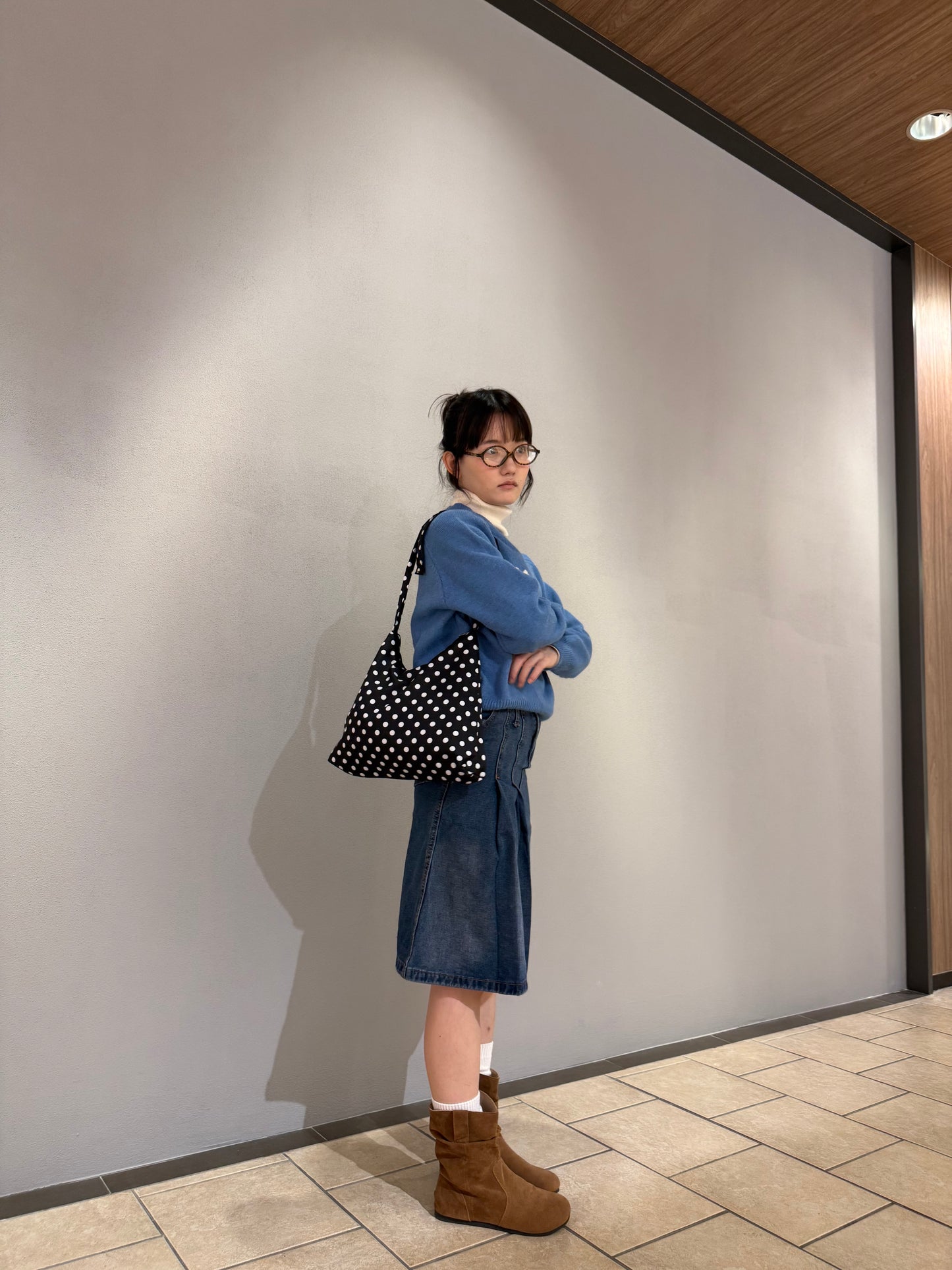 ライトブラウンショートブーツ DPA43691