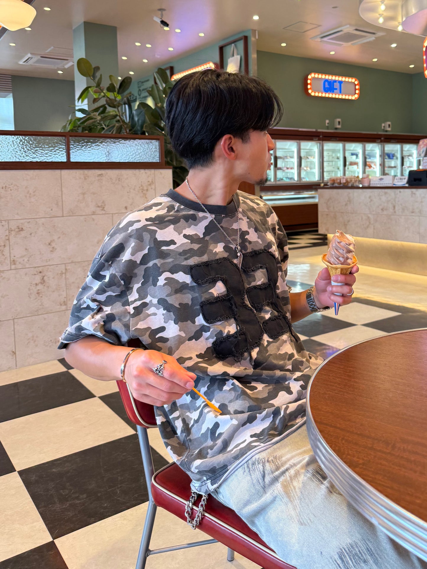 カモフラヴィンテージオーバーTシャツ DPB90230