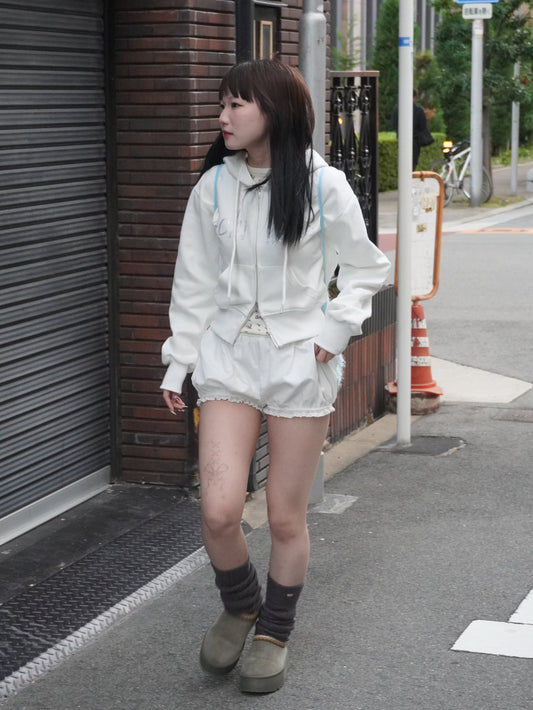 ストーンロゴダブルジップパーカー DPB85325