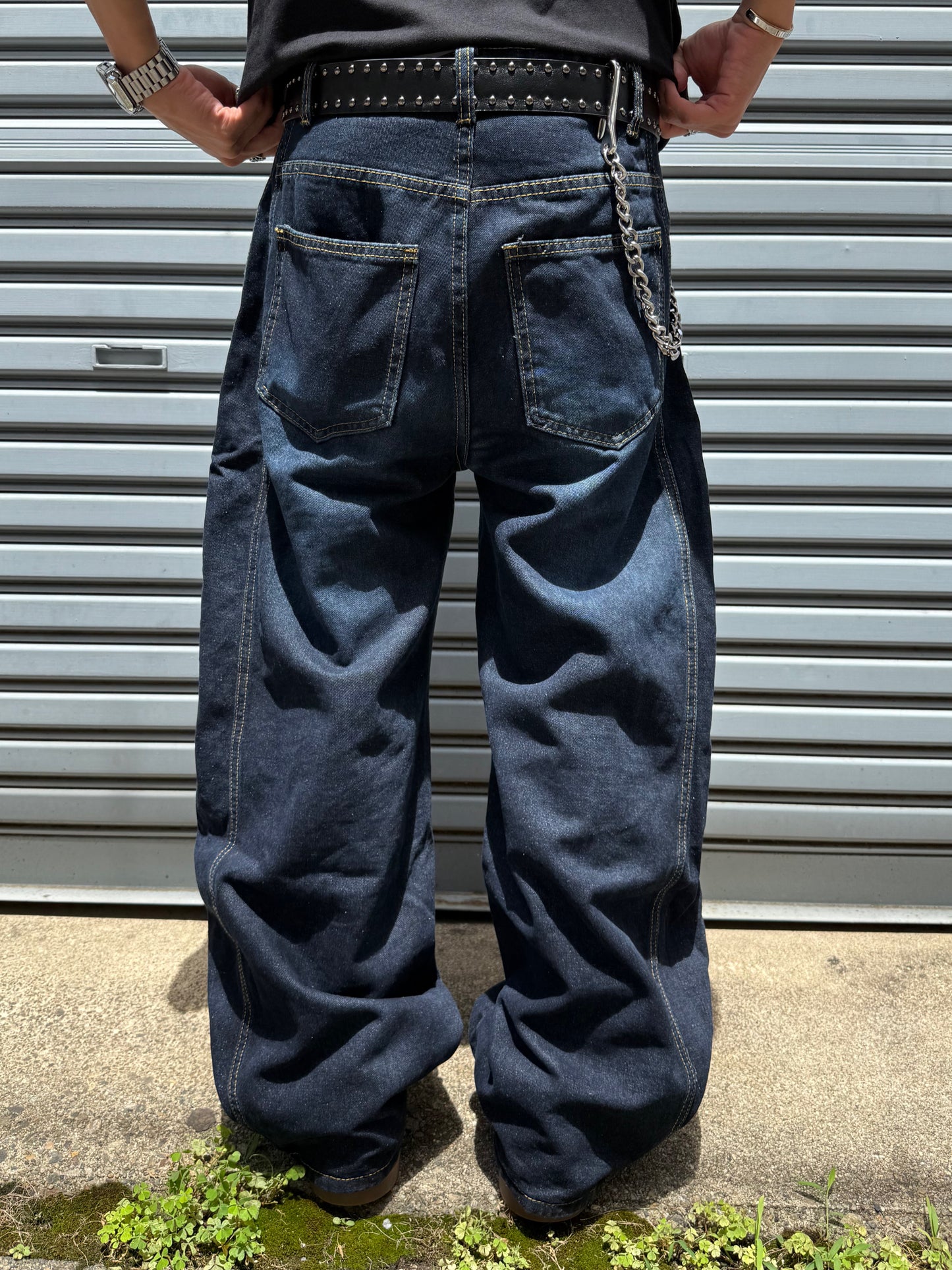 カーブラインワイドデニムパンツ DPB90008