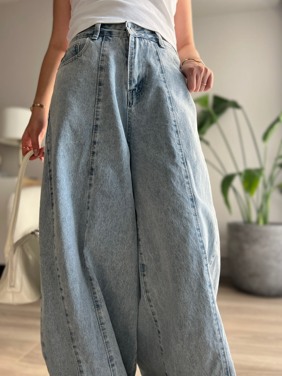 カーブシルエットデニムパンツ DPB56325