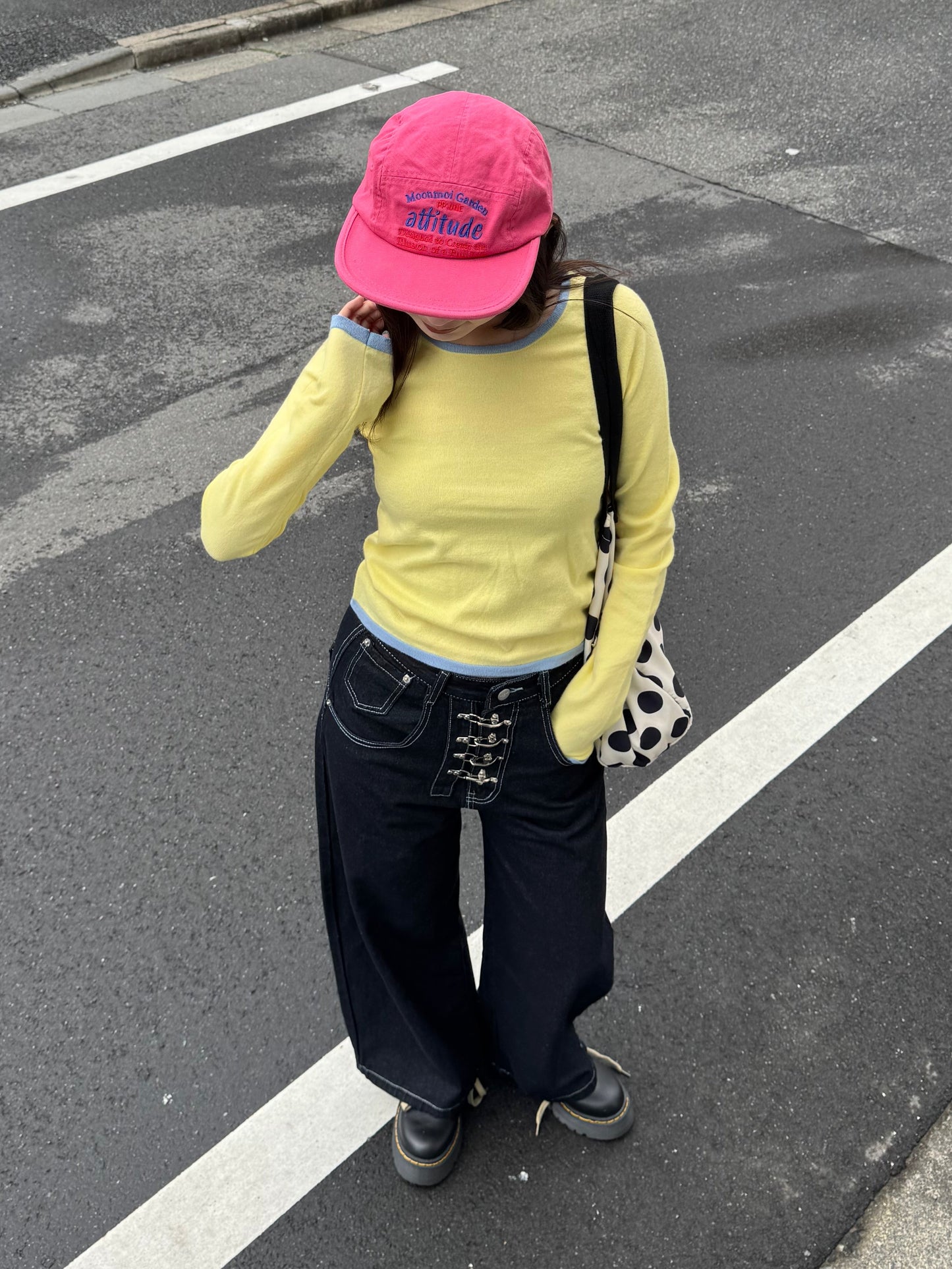 フロントデザインデニムパンツ DPB91098