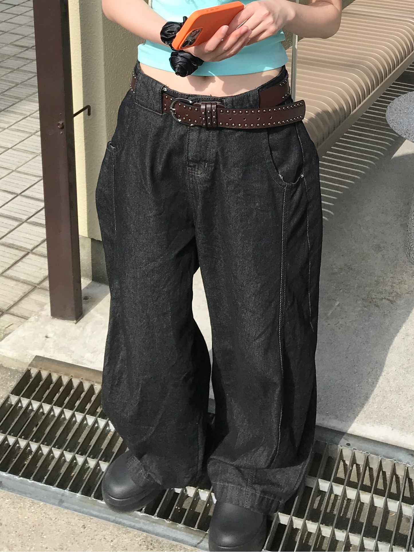 センターラインワイドデニムパンツ DPB85501