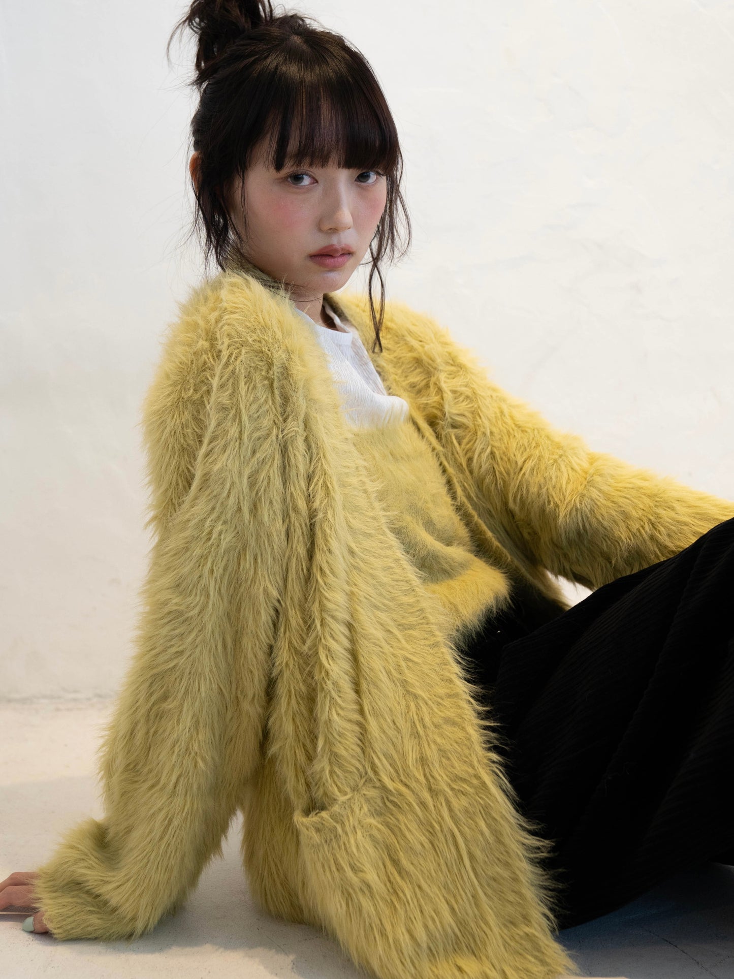 シャギーニットカーディガン DPC02003