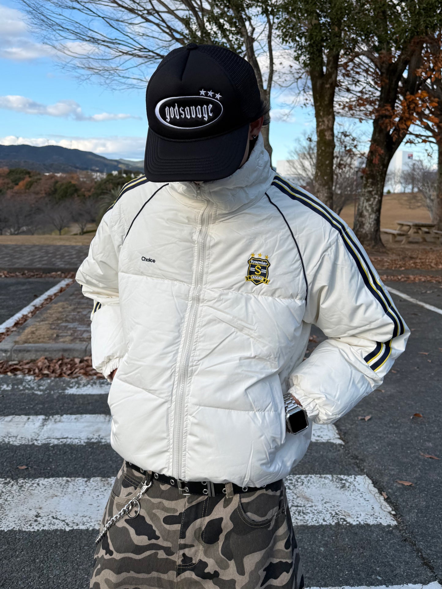 ラインポイント中綿ジャケット DPB90104