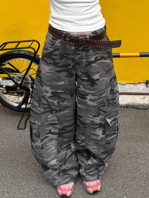 カモフラカーゴデニムパンツ DPB85275
