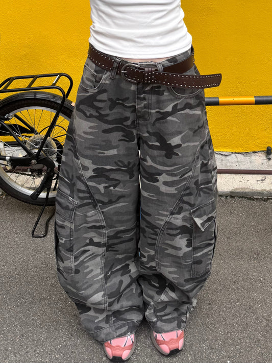 カモフラカーゴデニムパンツ DPB85275