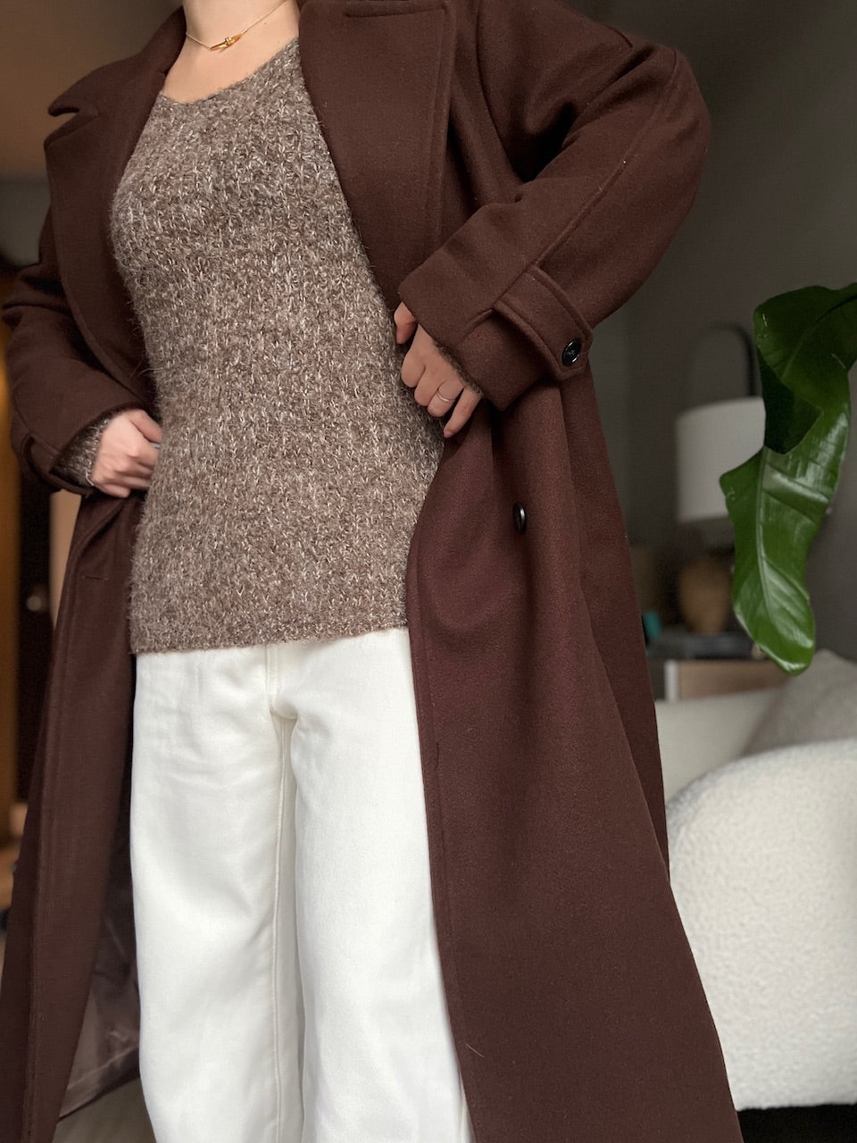 ダブルボタンチェスターコート DPB56359