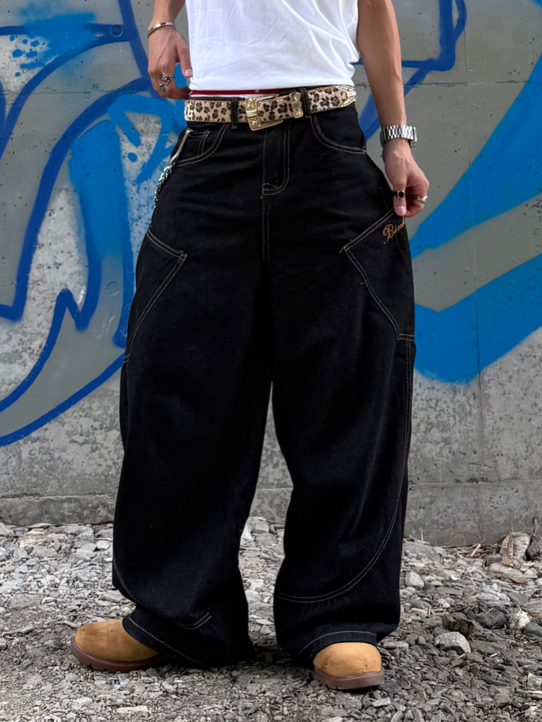 Kenshin_ブラックバルーンパンツ DPB73378