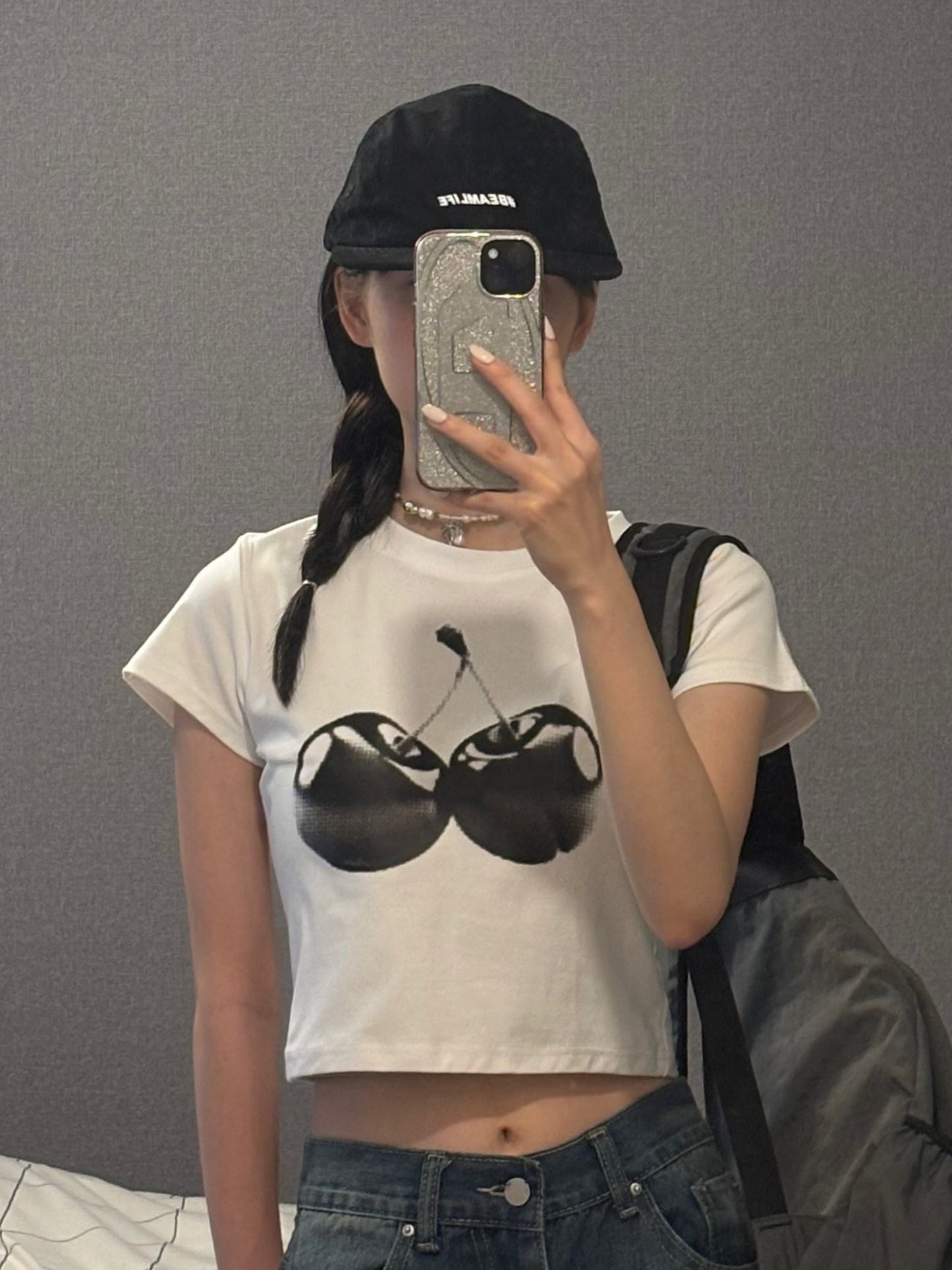 チェリープリントミニTシャツ DPB88043