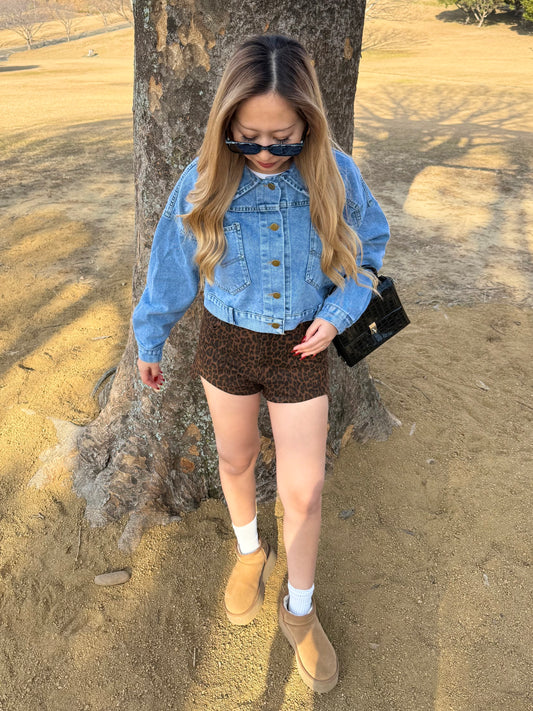 レオパードミニショートパンツ DPB73535