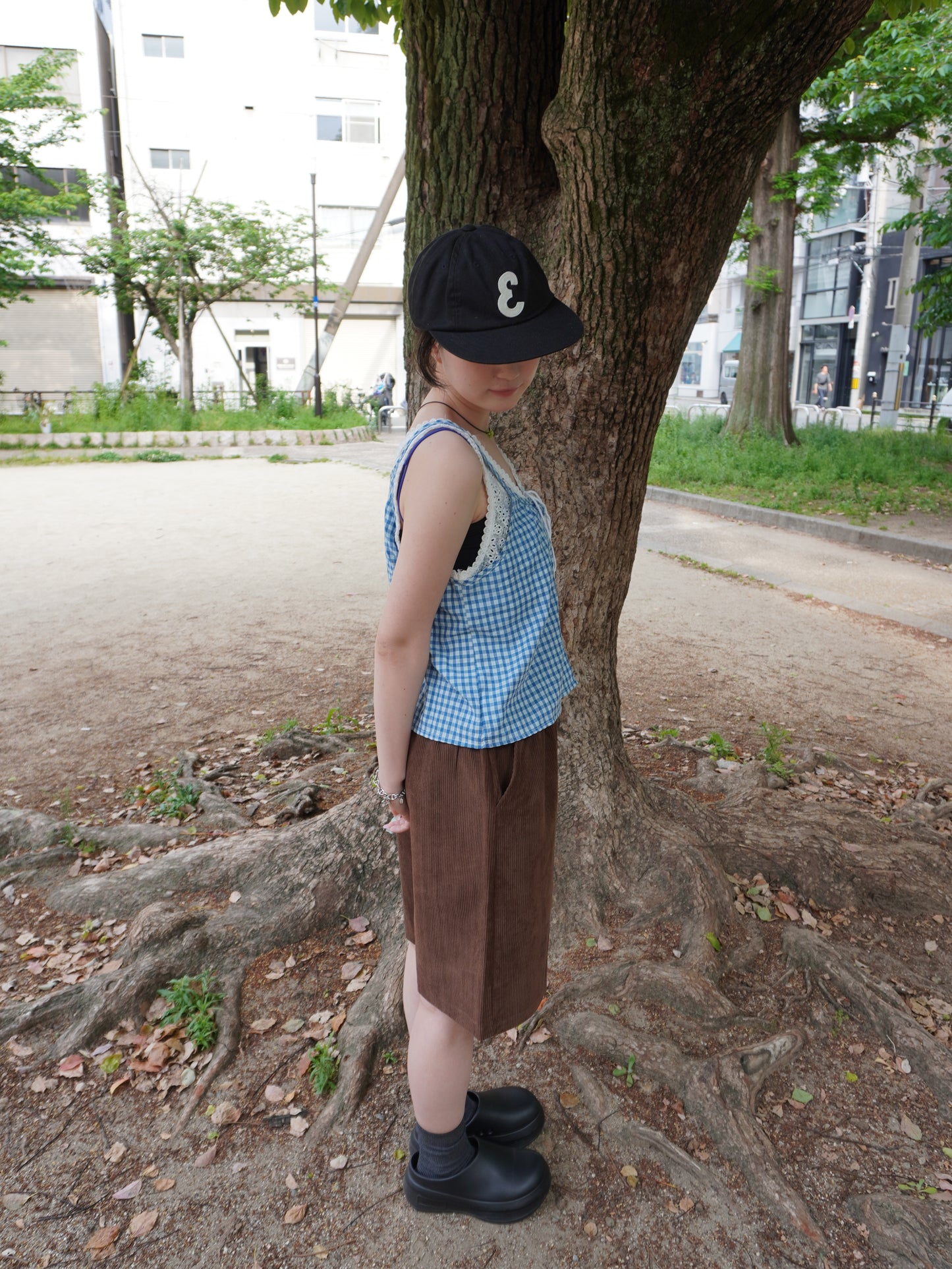 コーデュロイハーフパンツ DPB85158