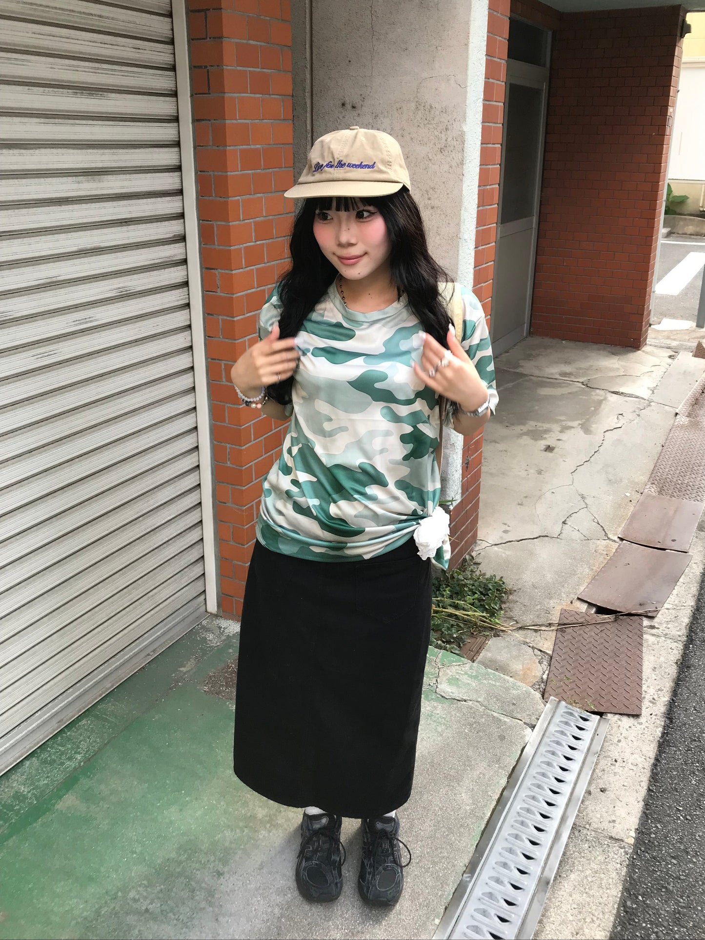 カモフラオーバーTシャツ DPB89284