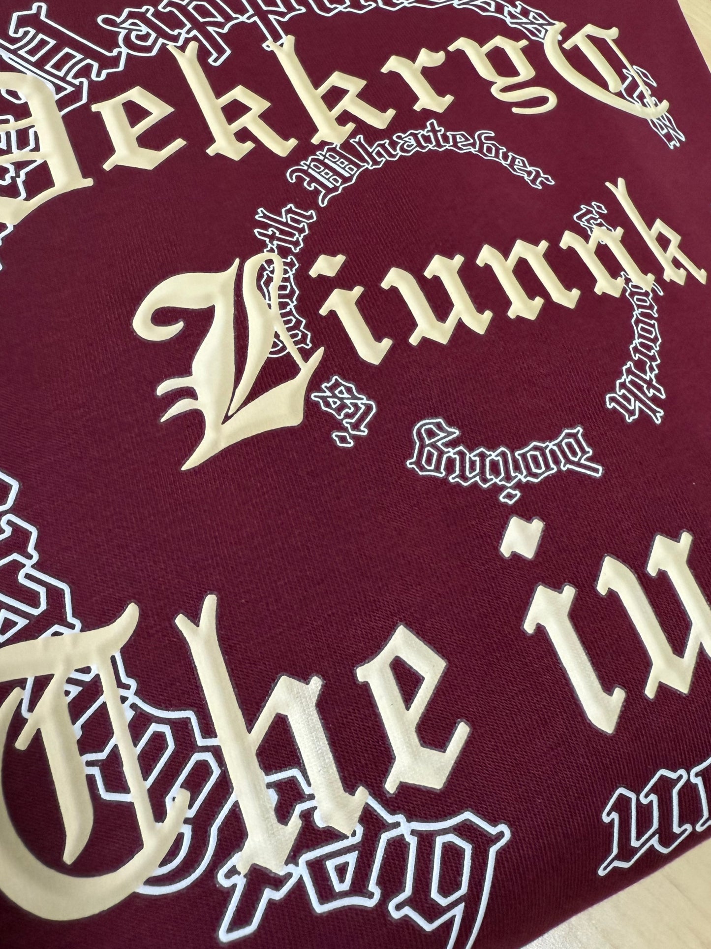 ゴシックレタリングパーカー DPB90038