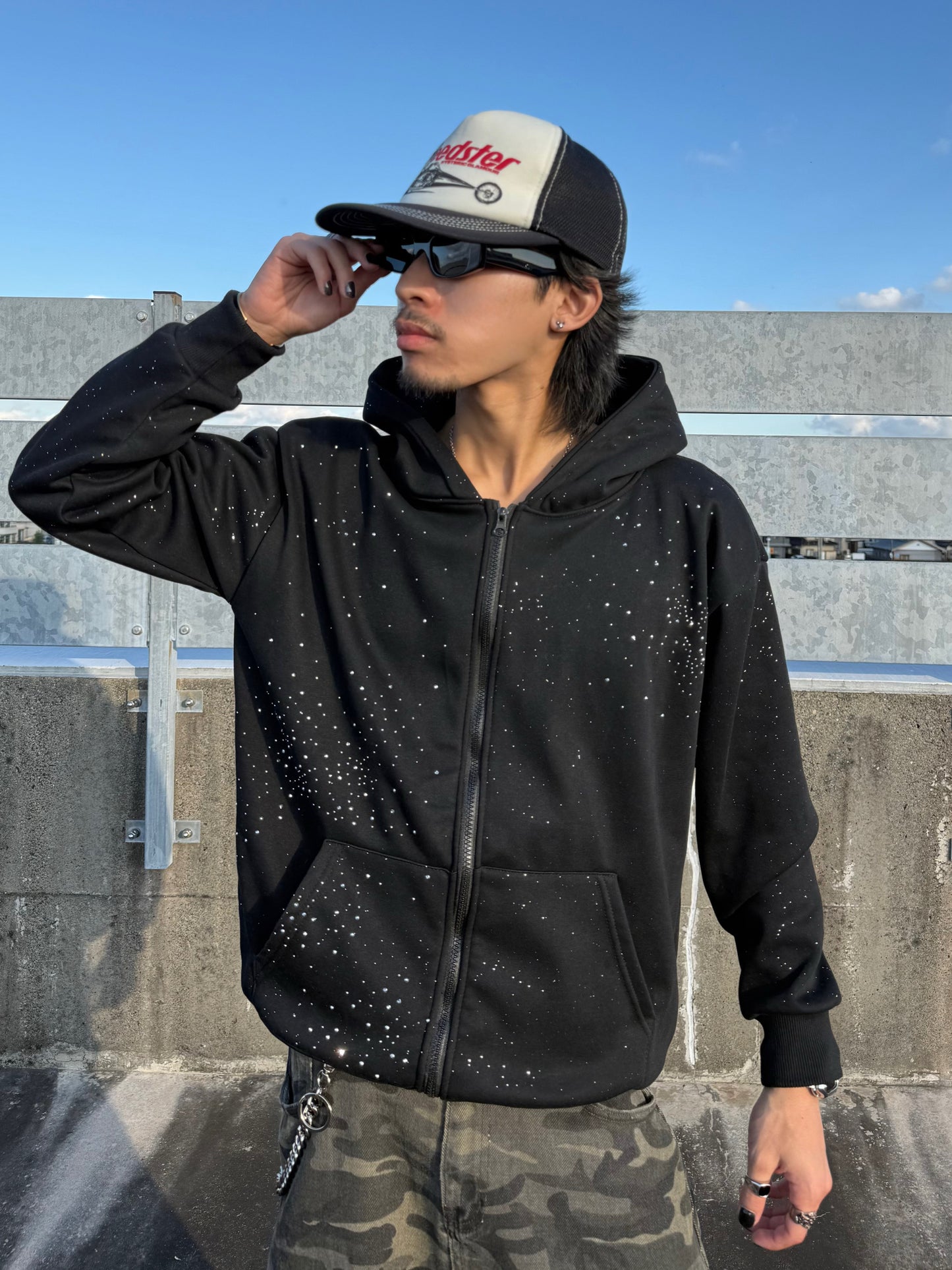 ラメジップパーカー DPB90089