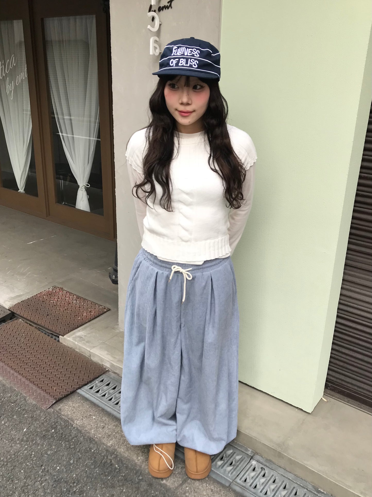 コーデュロイタックワイドパンツ DPB89176