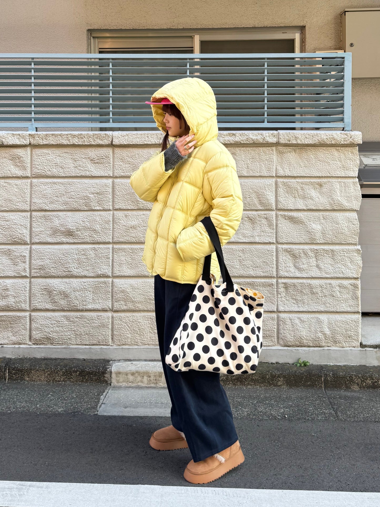 レモンイエロー中綿ジャケット DPB91071