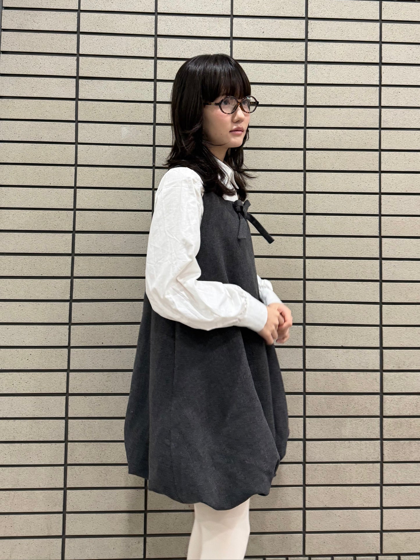 ポイントリボンバルーンワンピース DPA43696