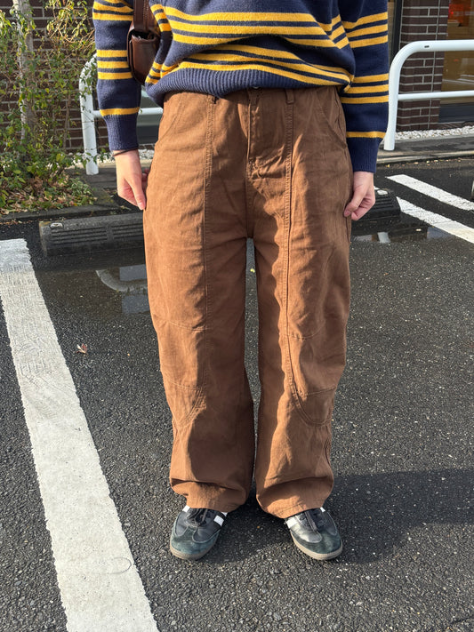 ブラウンワイドパンツ DPB63256