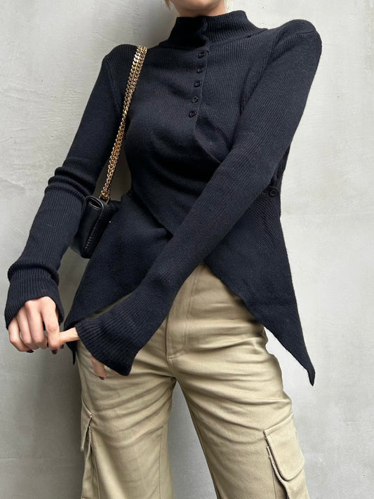 センターボタンニュアンストップス DPB26293