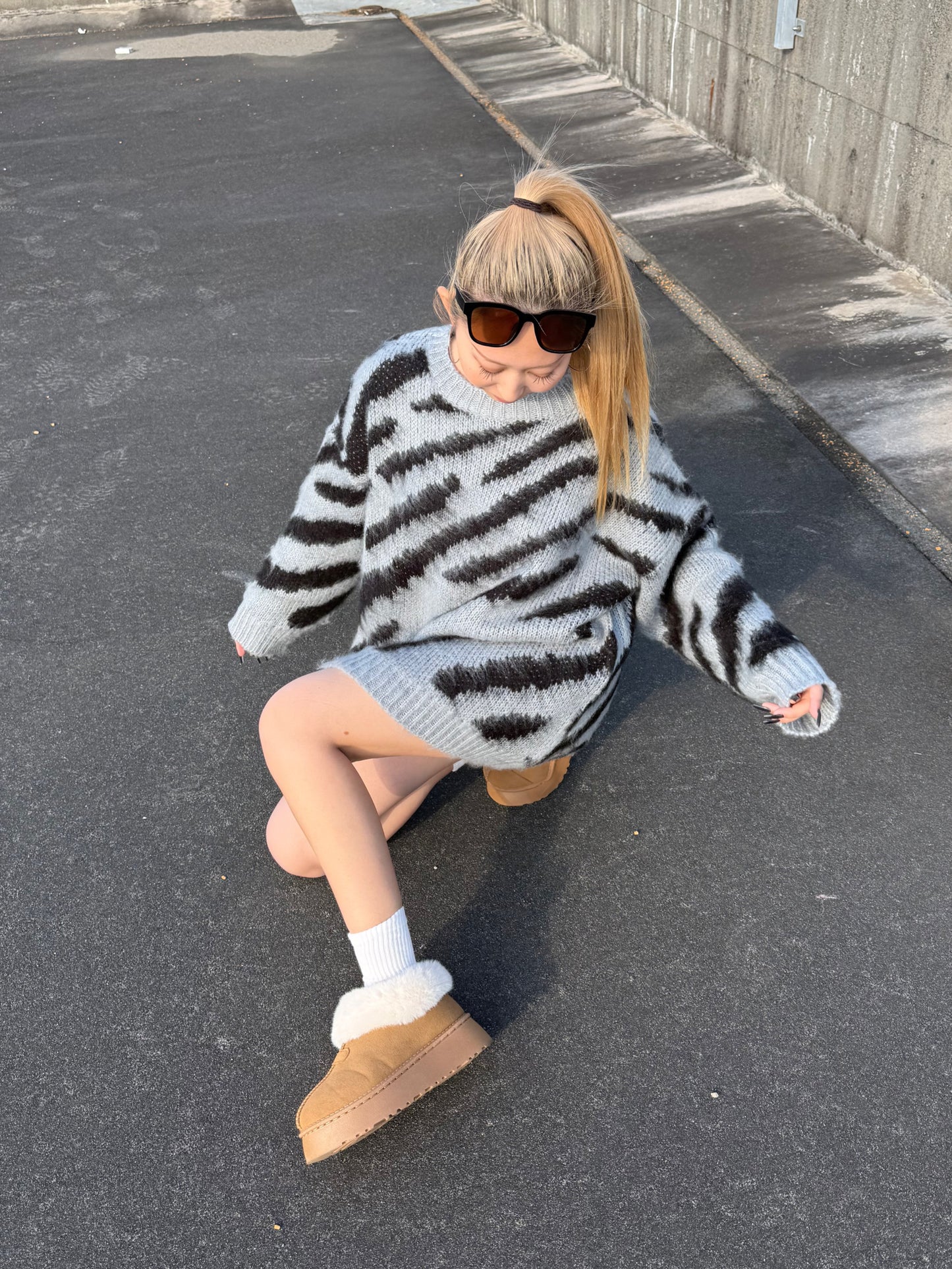 オーバーゼブラニット DPB73533