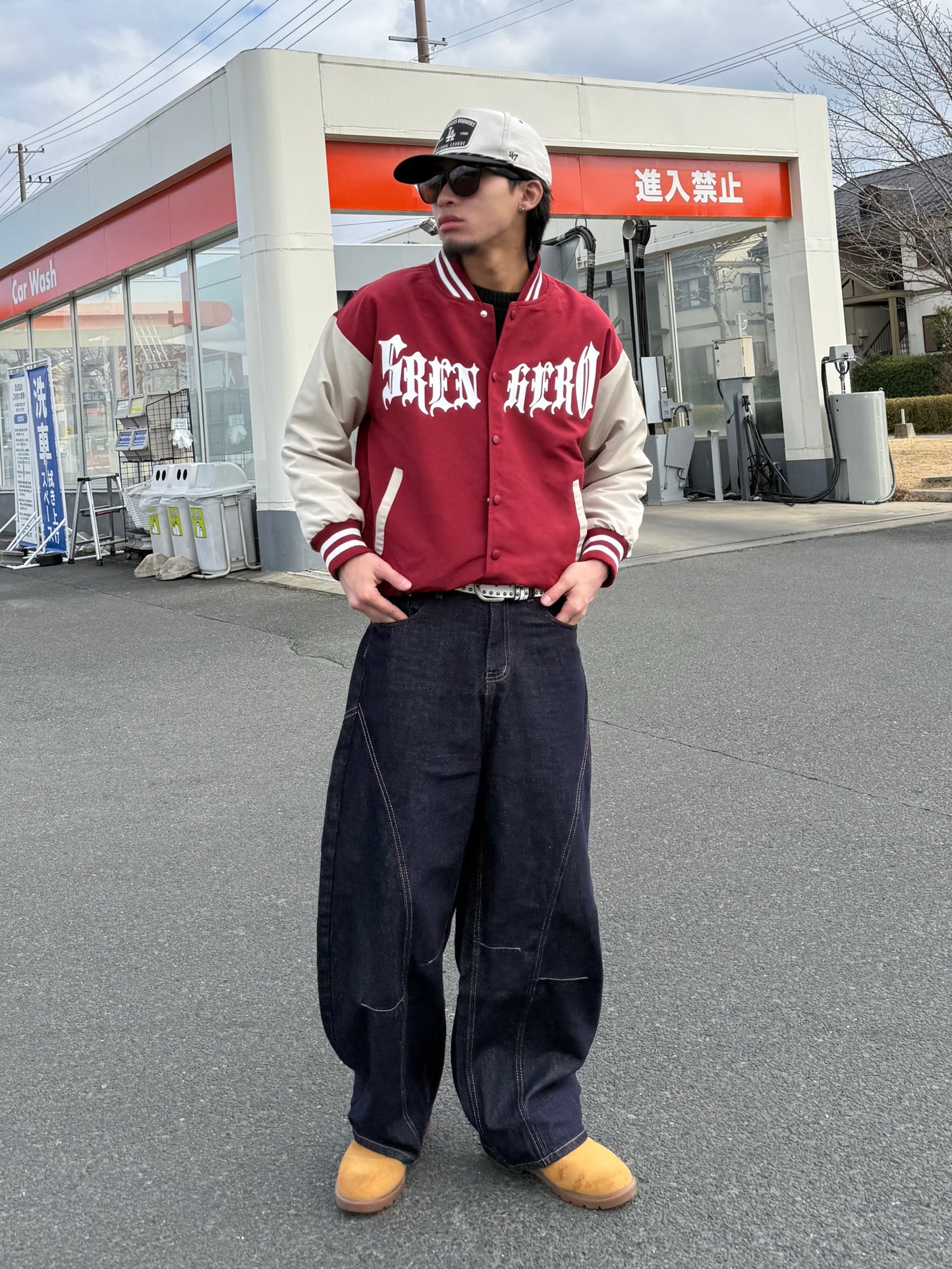 セットアップステッチデニムパンツ DPB90153