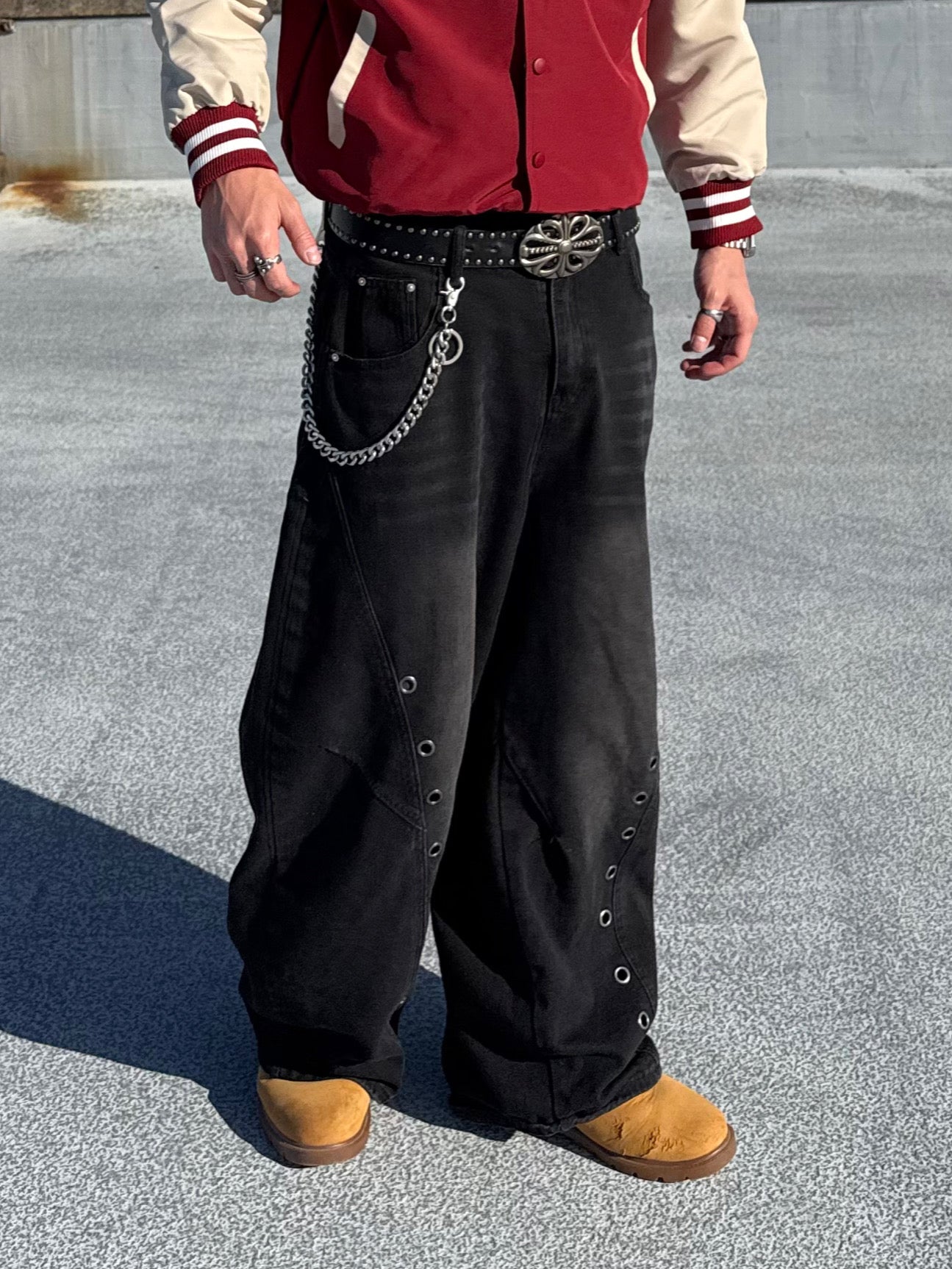 ラインホールデニムパンツ DPB90143