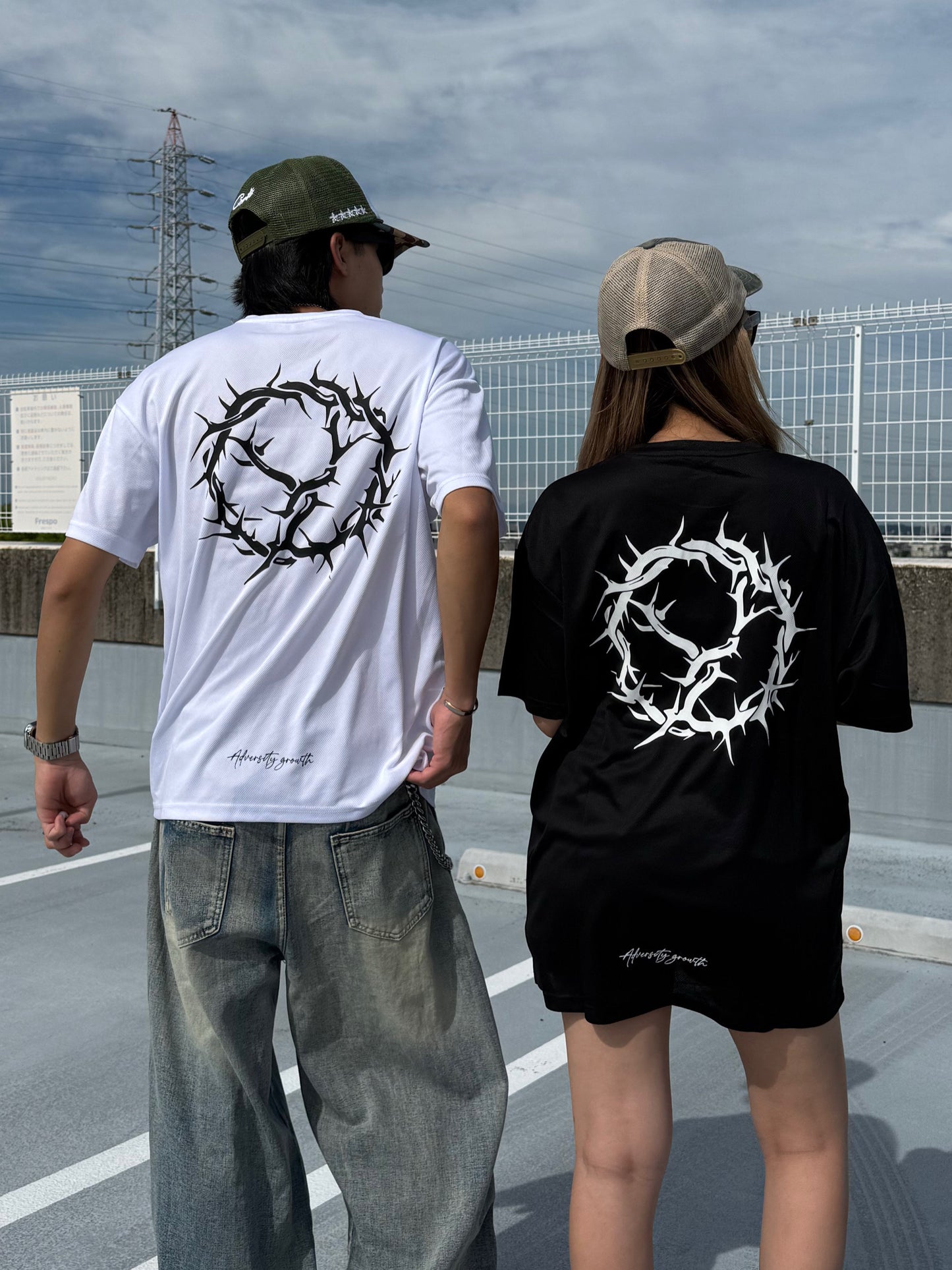 バーブワイヤーデザインTシャツ DPB90194