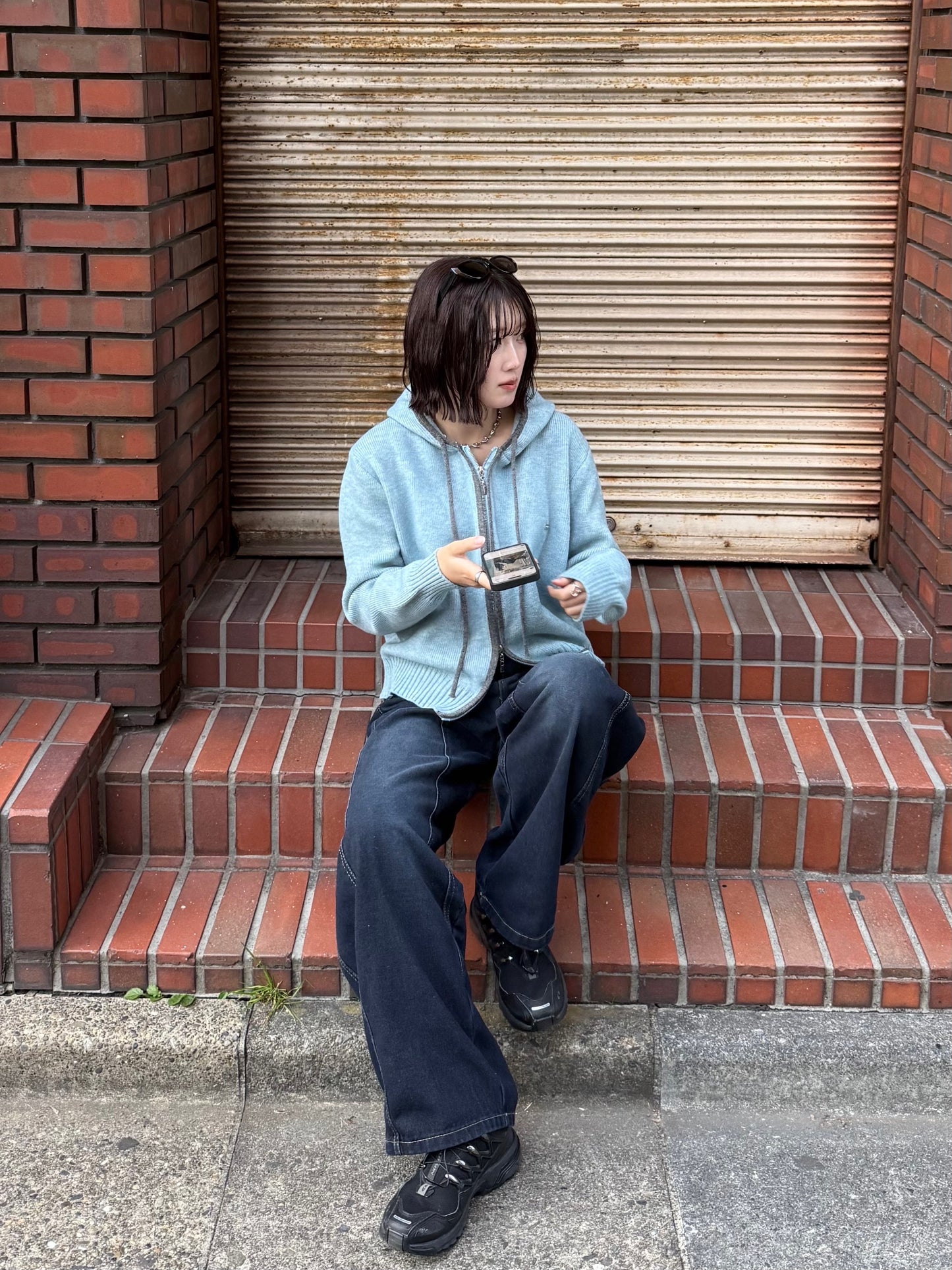 ダブルジップニットパーカー DPB93074