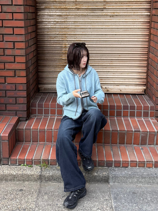 ダブルジップニットパーカー DPB93074