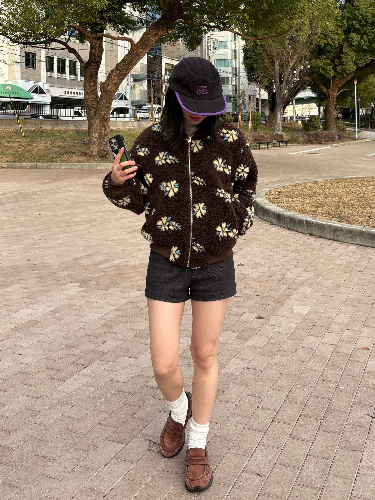 グレージュショートパンツ DPB99035