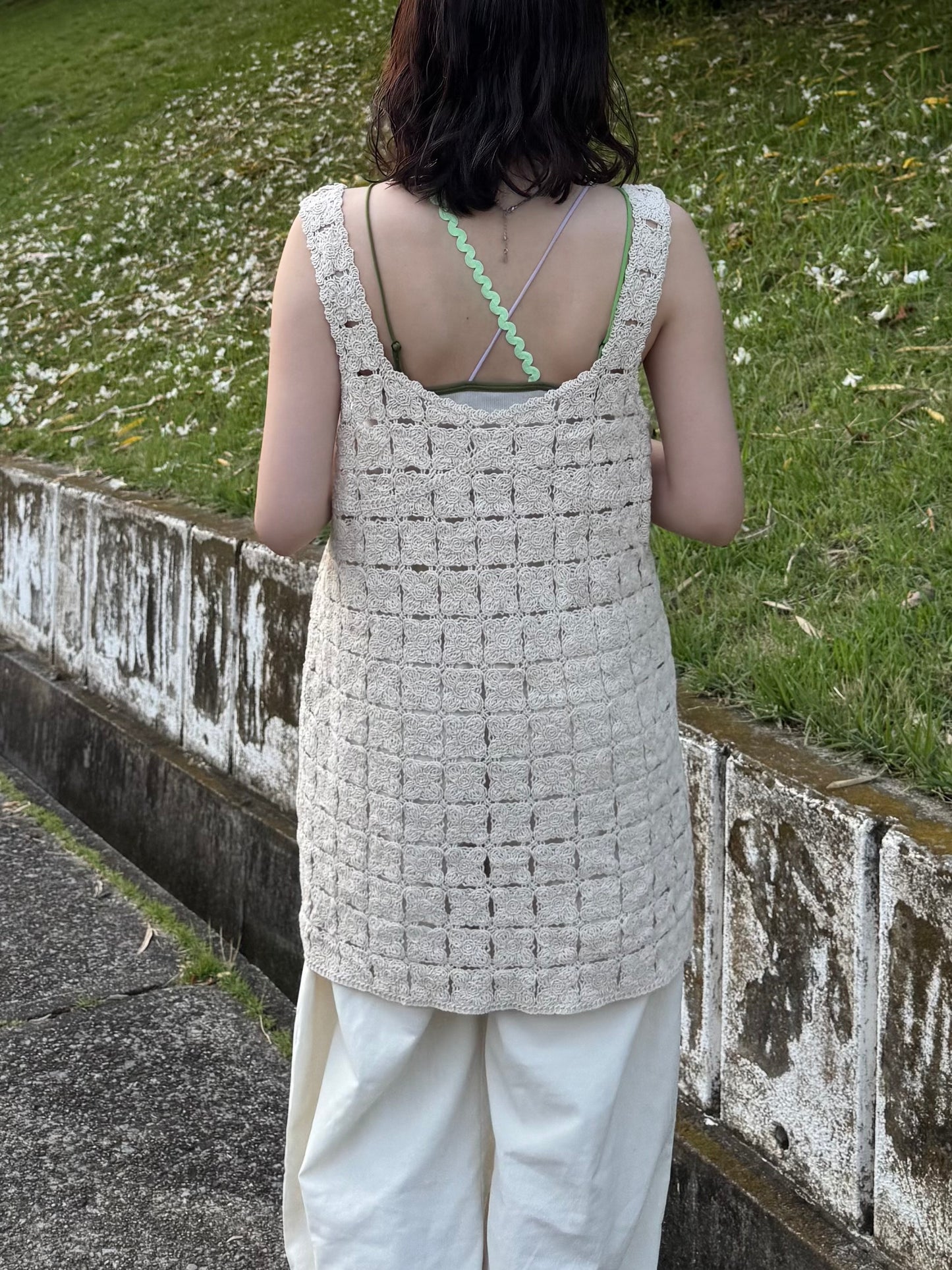 クロシェレイヤードワンピース DPC03076