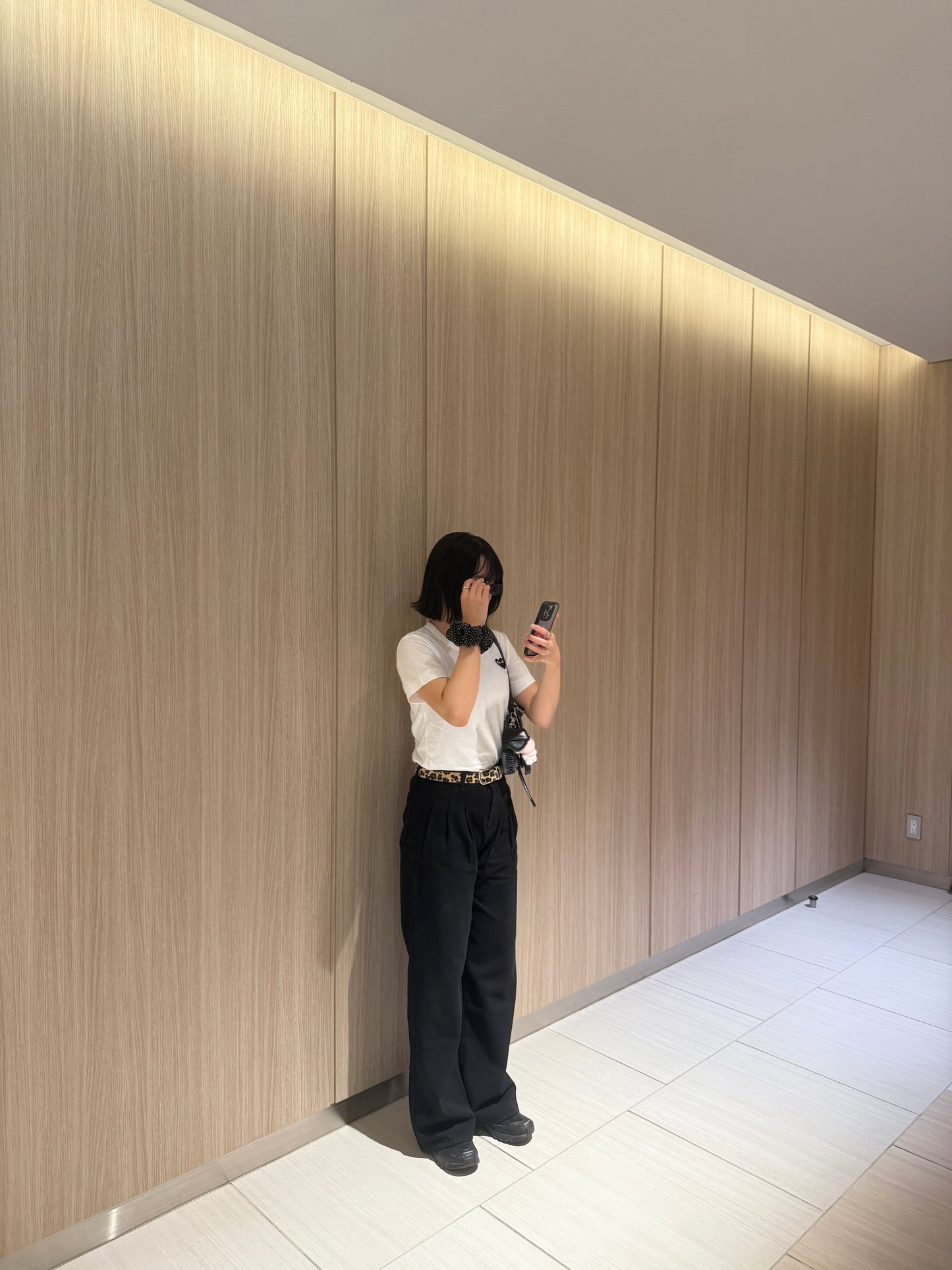 ブラックワイドパンツ DPB93004