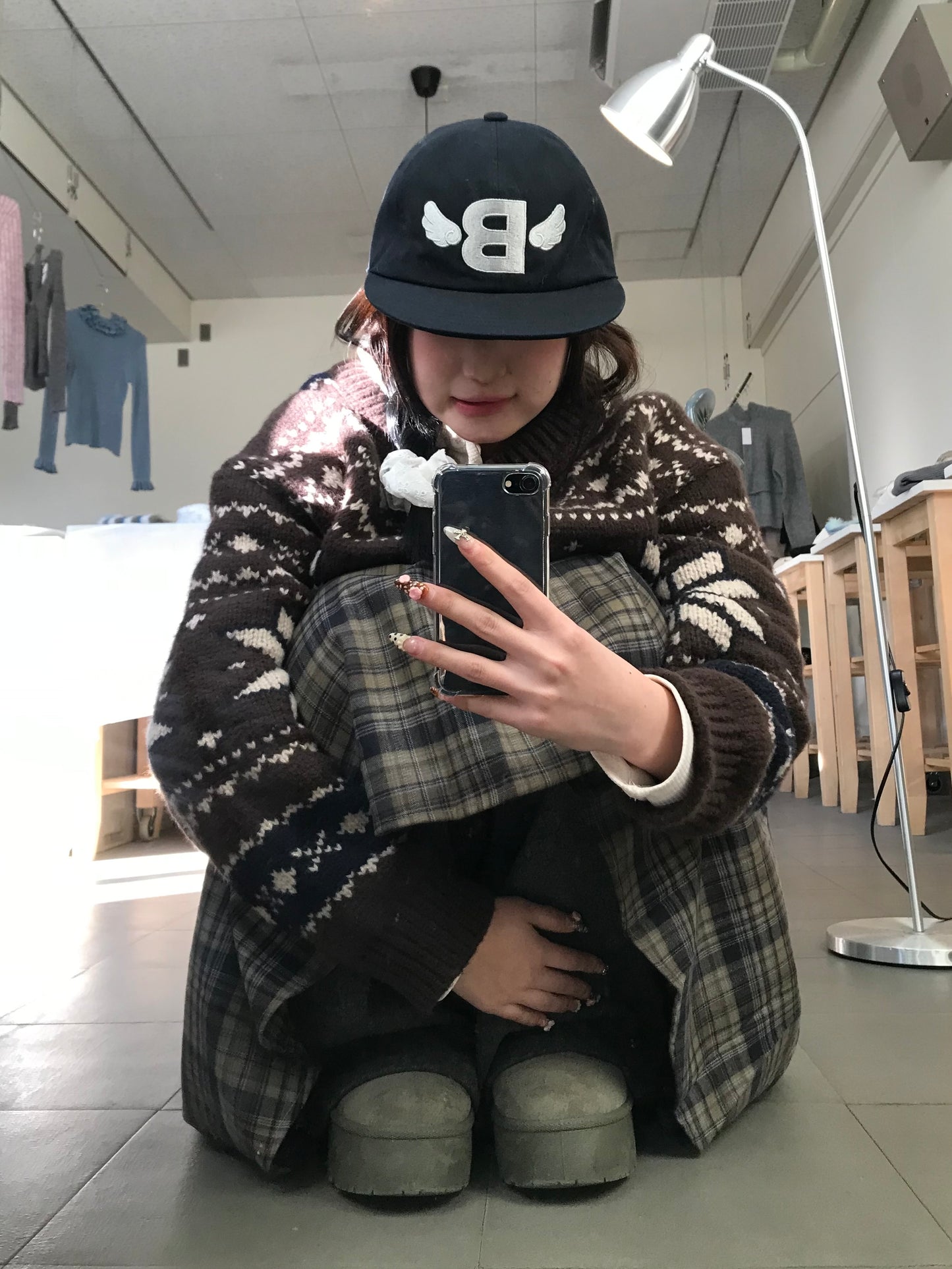 ノルディックニットパーカー DPB85422