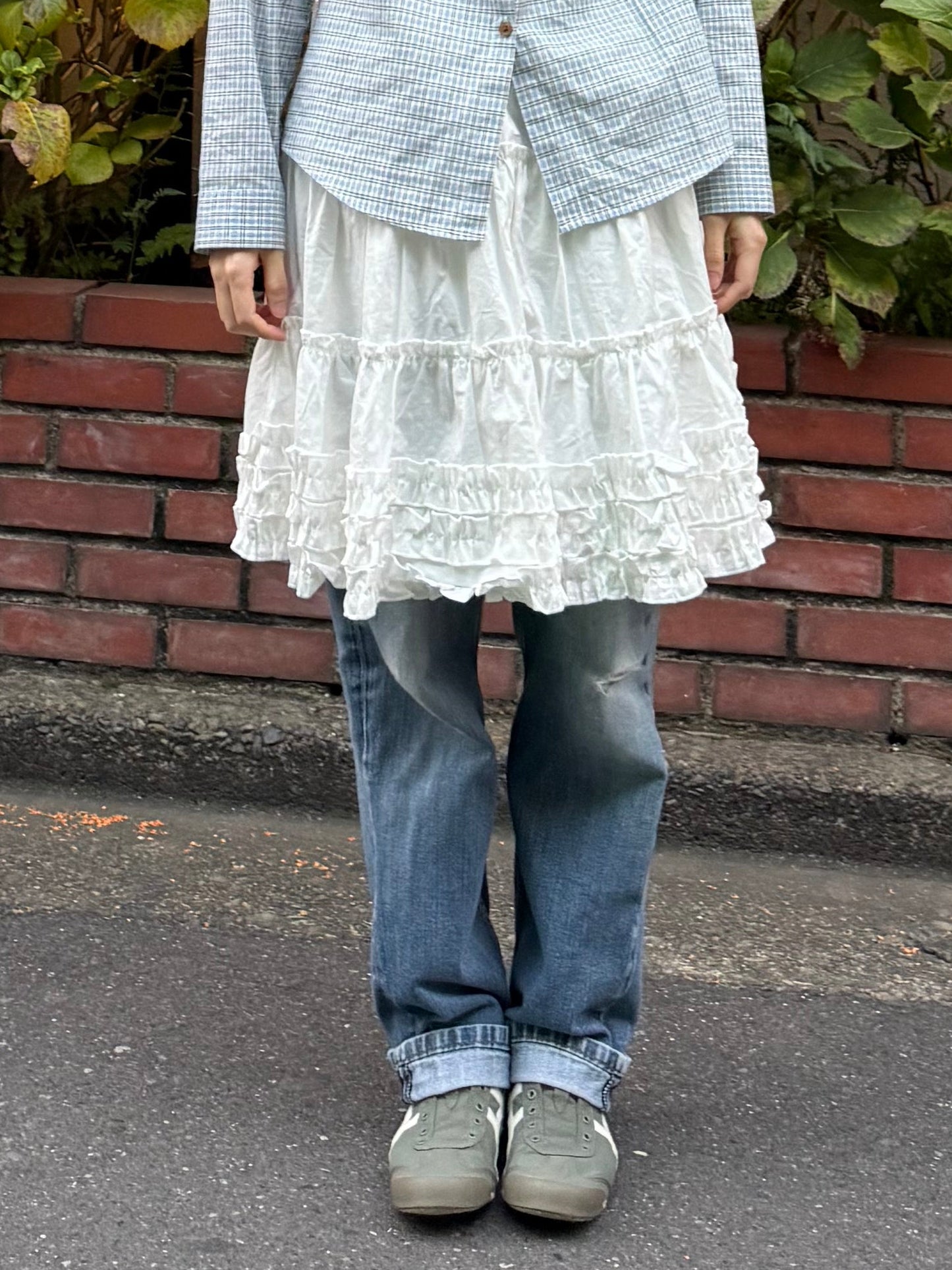 ホワイトレーススカート DPA43685