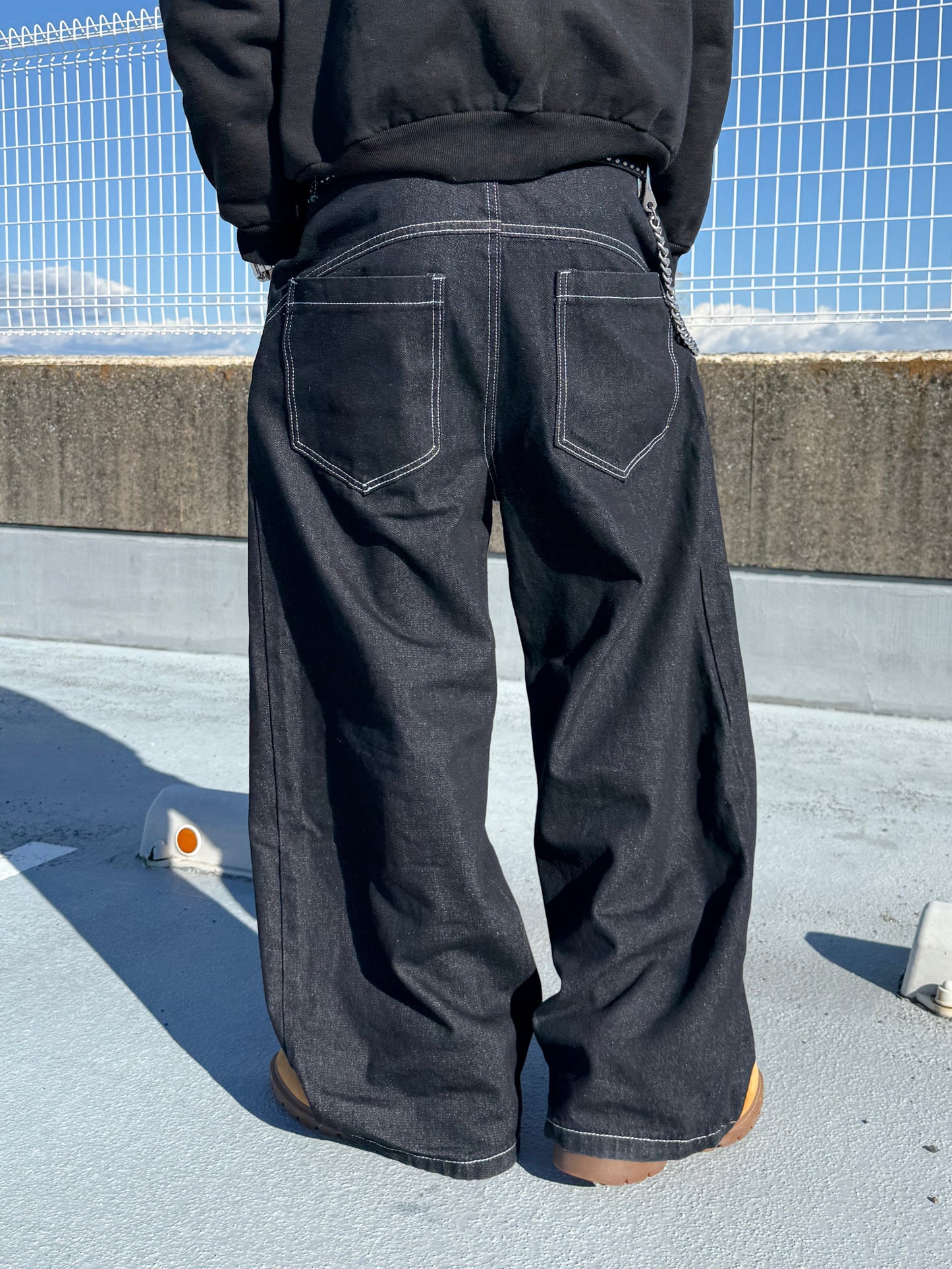 フロントデザインデニムパンツ DPB90108