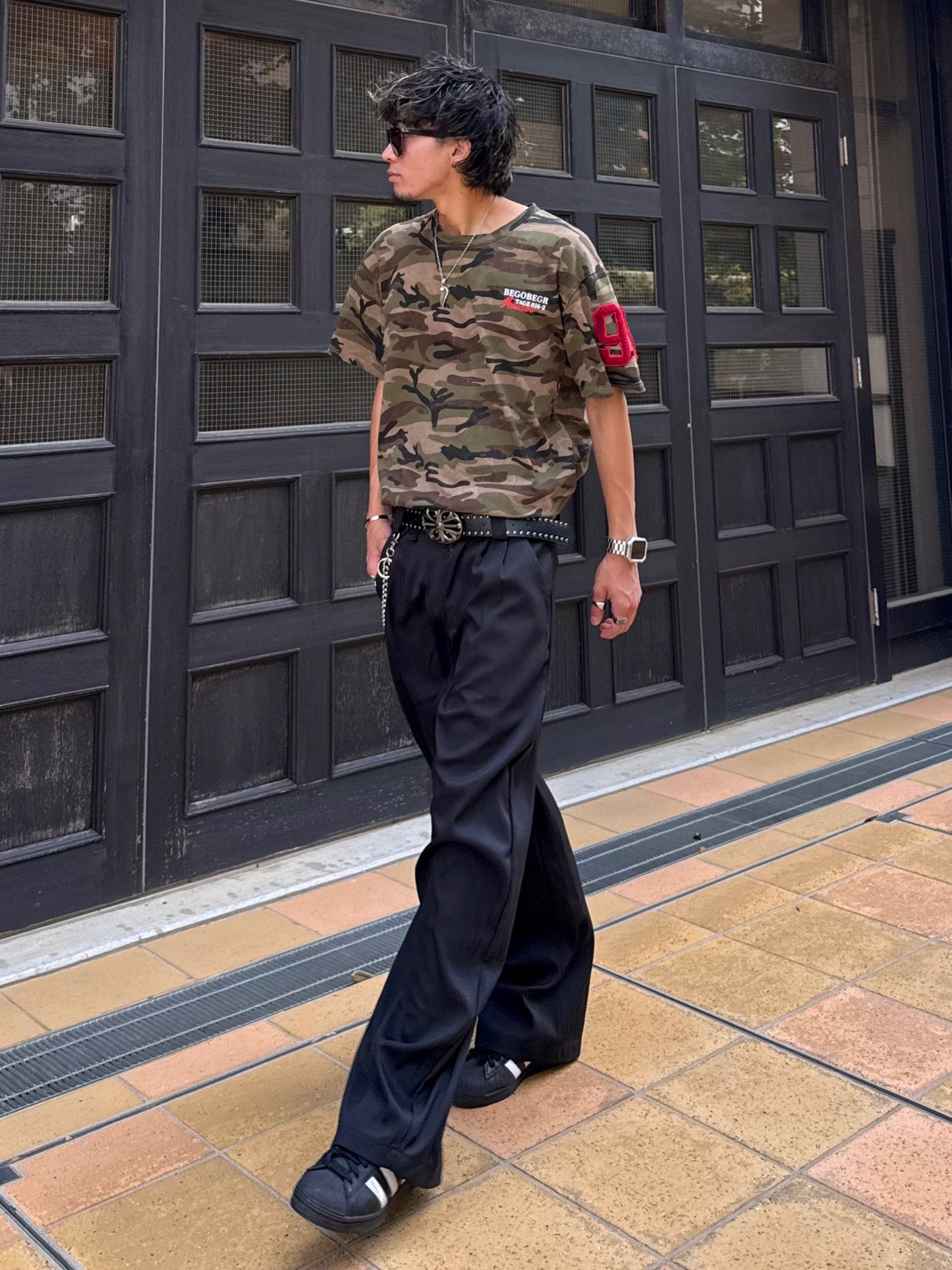 Kenshin_カモフラナンバーTシャツ DPB73344