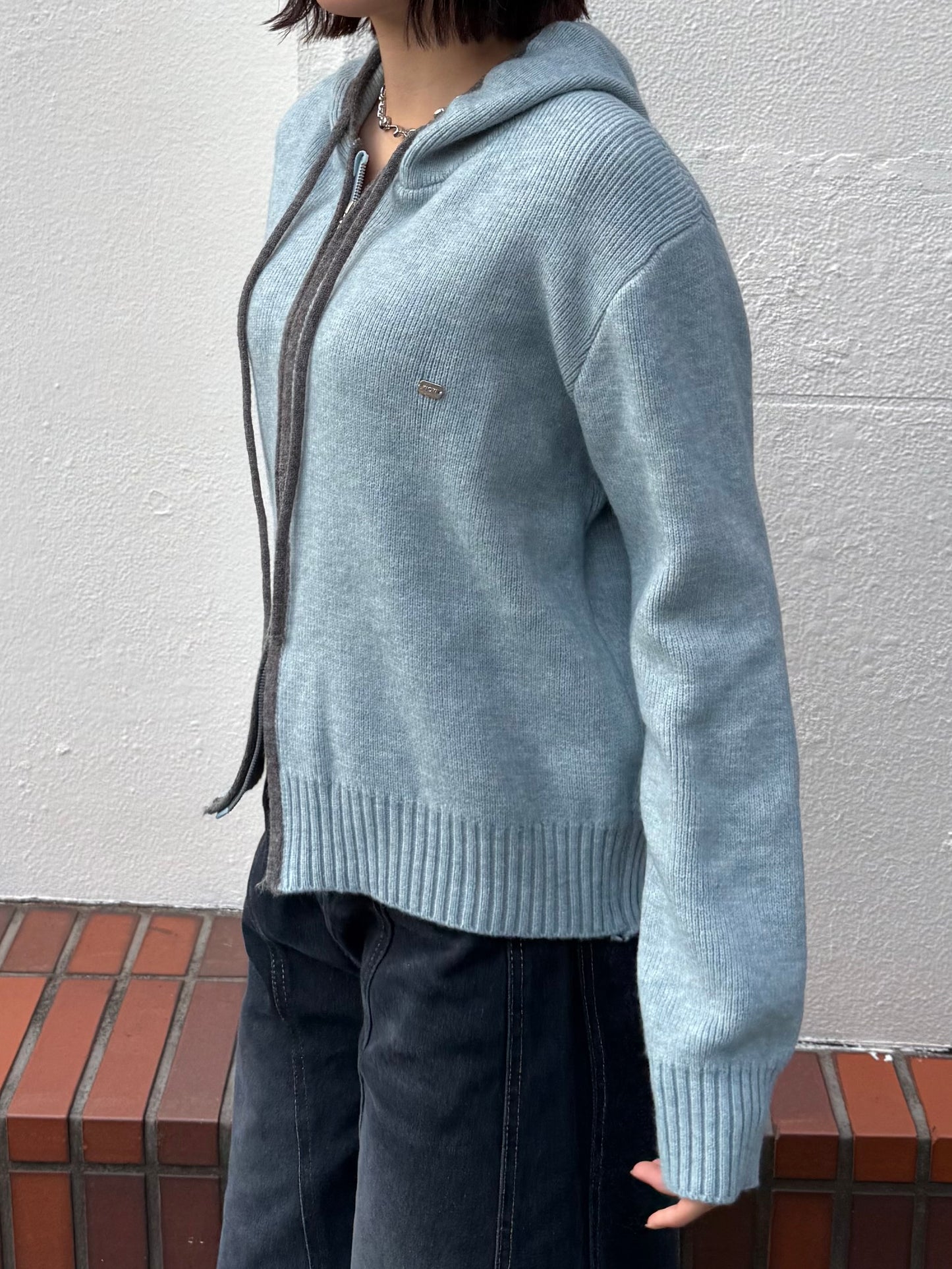 ダブルジップニットパーカー DPB93074