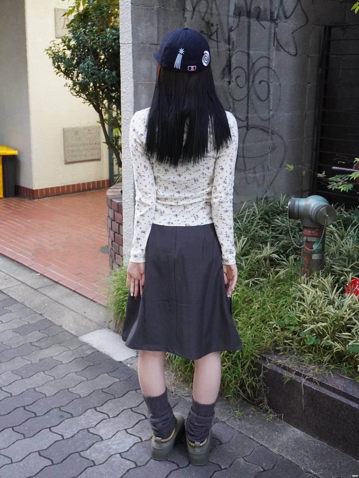 ミディアムプリーツスカート DPB85373