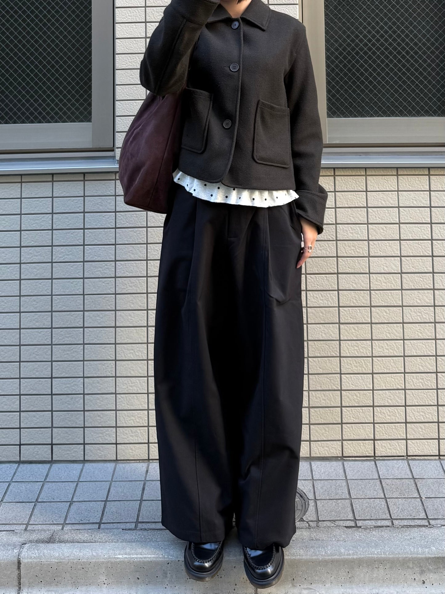 ブラックカーブパンツ DPB93040