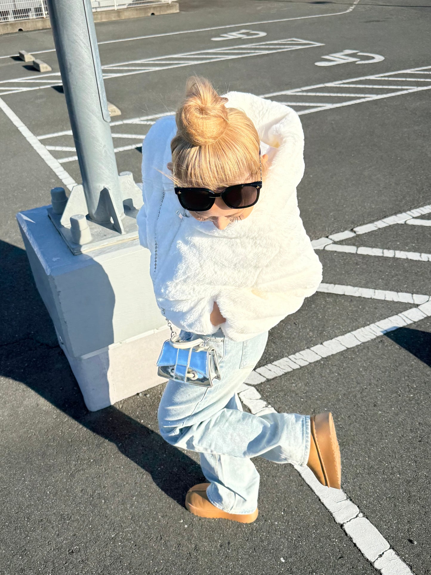 フード付きファージャケット DPB73491