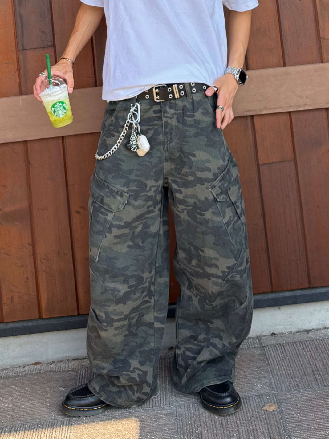 Kenshin_ダークカラーカモフラデニムパンツ DPB73413
