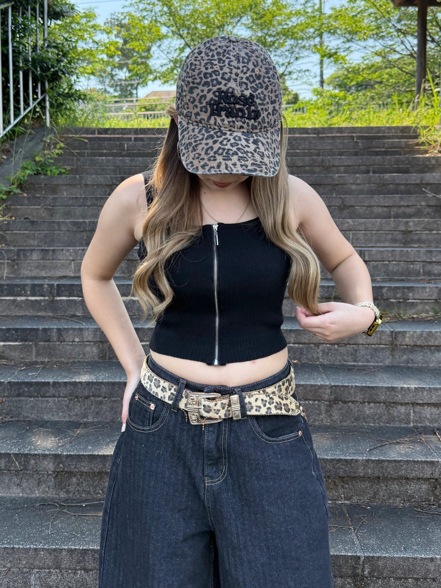 バックロゴストライプワイドパンツ DPB73629