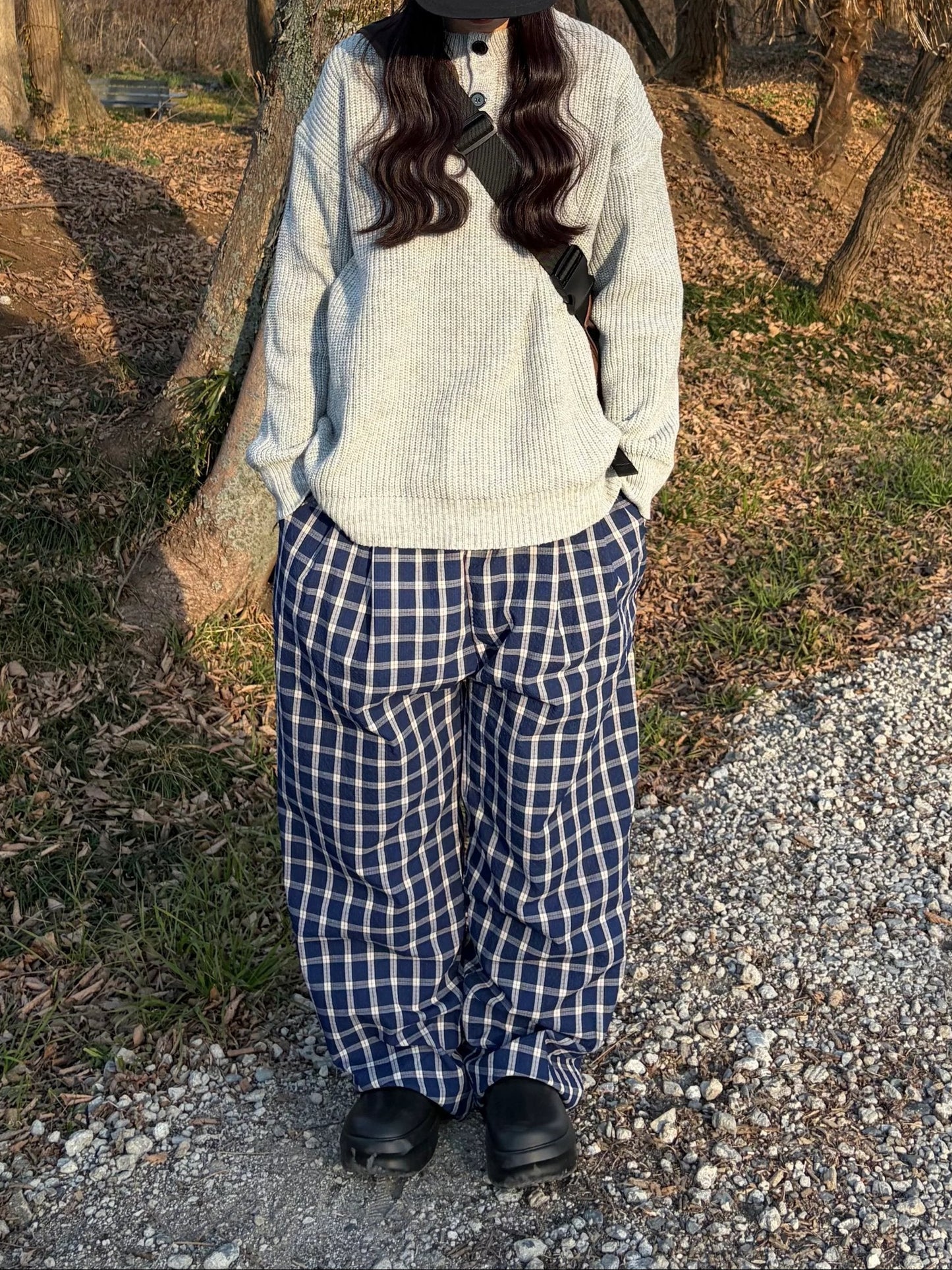 チェックバルーンパンツ DPB92106