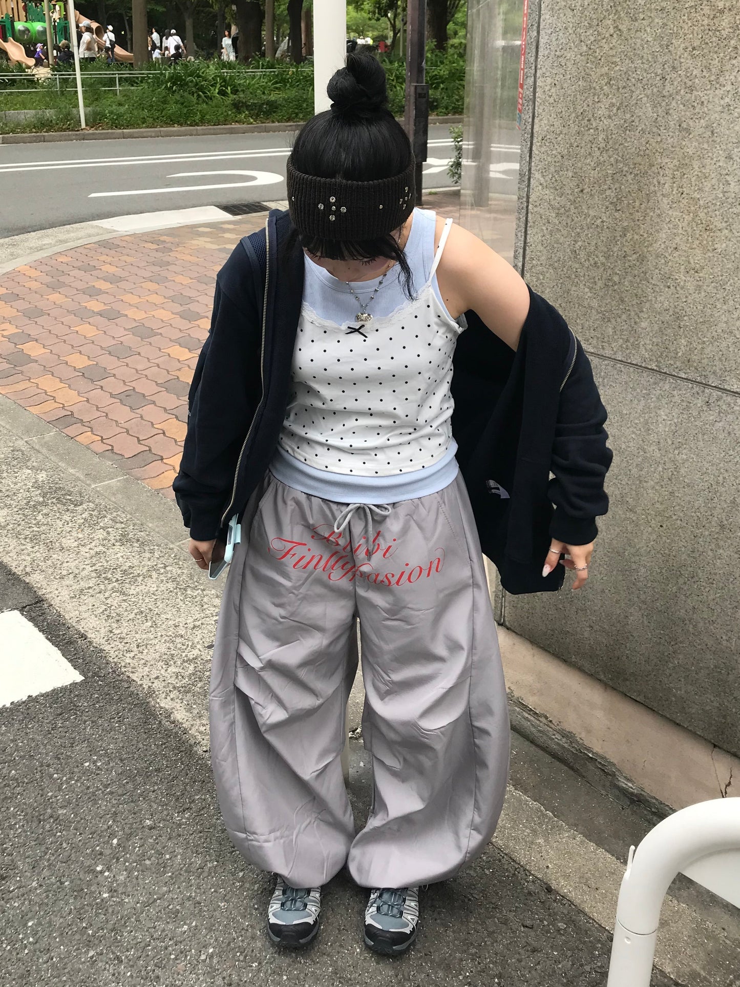 ステッチデザインオーバーパンツ DPB89250