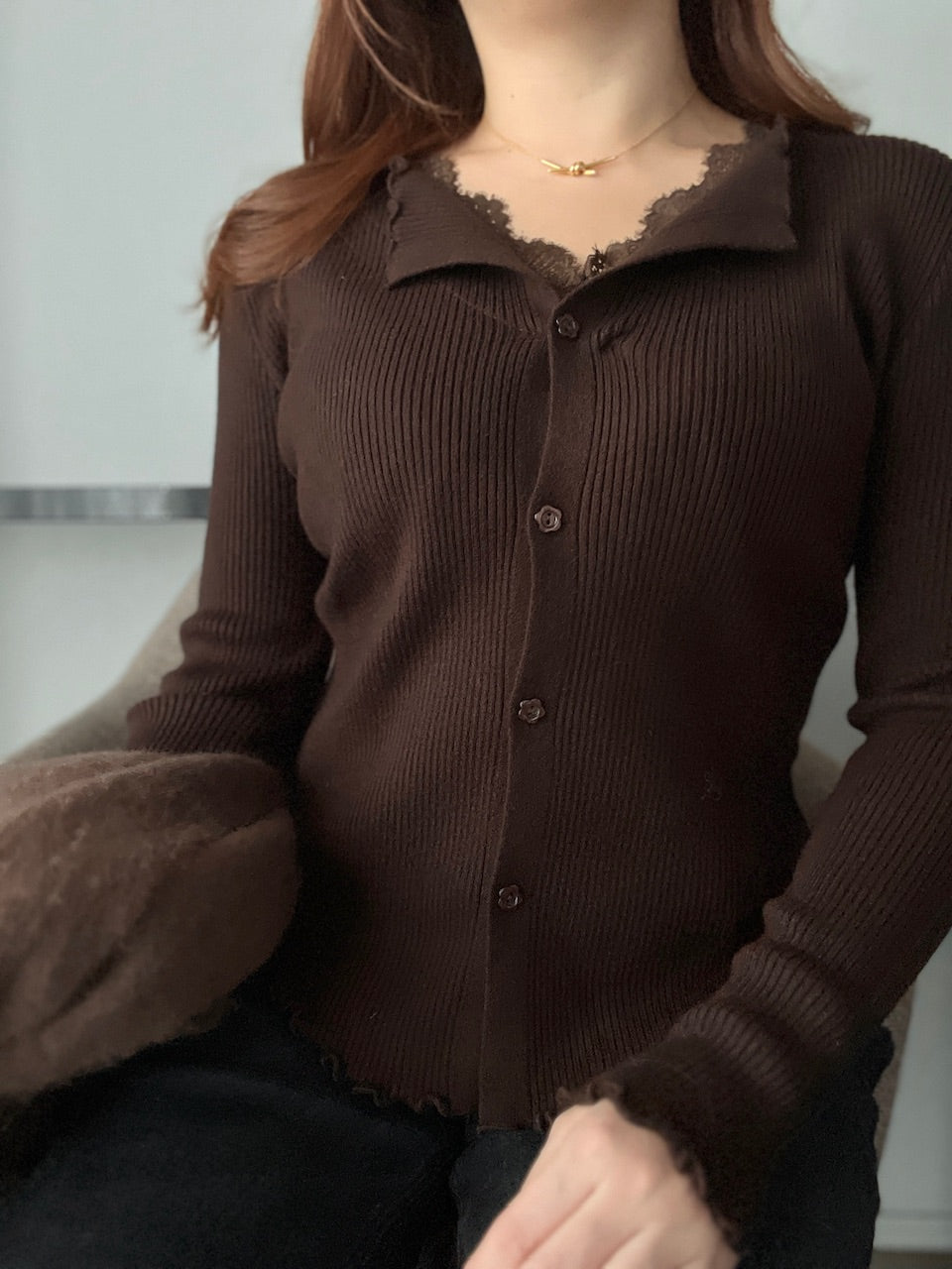 レースレイヤードライクニット DPB56356