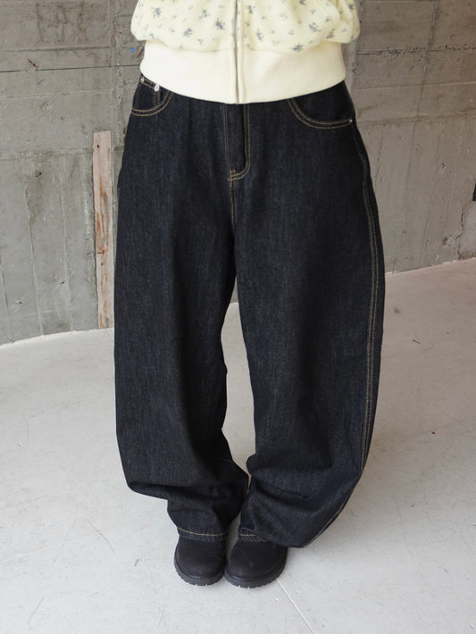 バックベルトデニムパンツ DPB85475